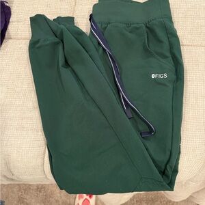 FIGS Green Jogger Pants